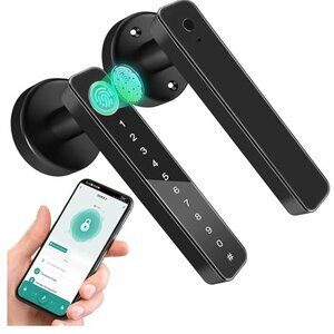 Fingerprint Door Lock, Smart Fingerprint Door Knob, Keyless Entry Door Lock